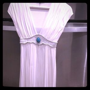 Sky - White Mini Dress - EUC